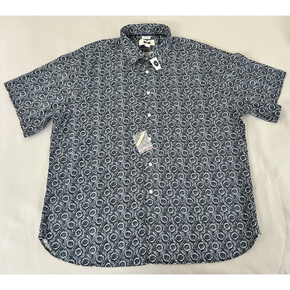 Joseph Abboud Other - Jospeh Abboud Shirt Linen Blue‎ Beachy Stylish Vacationcore Travel Sz XXL NWT